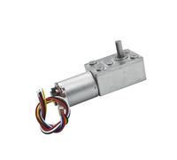 DC 6V12V24V Geared electronic starter Reduction Reversible High Torque Worm Gearmotor With PPR=11 Encoder Worm Turbo Gear electronic starter NWPNLXEA(4 RPM,24V)