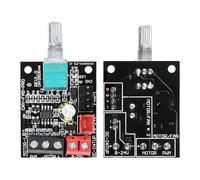 DC 8-24V 5A 4-Wire Violent Fan Speed Controller Brushless DC Motor PWM Speed Controller with Switch 0-100% Duty Cycle Adjustable