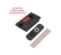 (DC 8V-23V) Scheda decodifica MP3 WAV da 2 * 40 W Bluetooth 5.0 Amplificatore da 80 W Supporto USB TF Radio FM