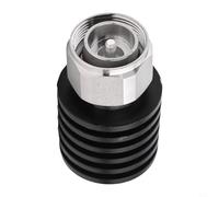 DC a 4GHz 5W DIN maschio coassiale carico fisso con connettore 4.3 10 Design schermato bassa intermodulazione passiva ad alte prestazioni RF per una trasmissione affidabile del segnale nero