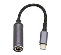 DC a Tipo C, Potente Adattatore Cavo DC6514 da 100 W, Maschio 6,5 Mm X 1,4 Mm, Cavo Adattatore Premium per Fune da 17,4 Cm, Dotato di Tessuto in Tessuto Triplecord, Cavi USB Ad