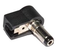 DC Adattatore di Alimentazione Saldare Connettore 90 Gradi Ad Angolo Retto 2.1mm / 5.5mm Spina Maschio Jack Accoppiatore Compatibile con CCTV Security Camera, IP Camera, DVR Standalone, LED Strip