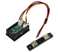 DC Amp Voltage Meter 0-100V, Digital LED Displays, Adorable Voltages and Current, Compact Voltage Meters Display for Beginners, Technicians, Electronics, 1.89x1.14x1.02 inches