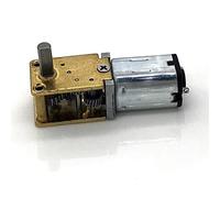 dc avviamento elettronico DC 3V/6V/12V con ingranaggio motori DC Riduzione a forma di avviamento elettronico, orizzontale N20 in acciaio inox Gear avviatore elettronico, parti driver fai da te: 60RPM