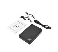 DC Backup per mini UPS per router adattatore ottico Cat con protezione intelligente contro sovraccarico e cortocircuiti (nero-10400MAH)