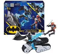 DC Batman, CrawlerBat-Tech con Esclusive Action Figure di Deathstroke e Batman da 10,2 cm, Include 12 Accessori, Giocattoli per Bambini dai 3 Anni in su
