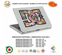DC bomb 1 adesivo scontornato notebook sticker bomb DC tablet print pvc