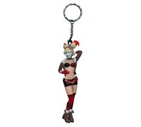 DC Bombshells Harley Quinn Portachiavi in PVC stilizzato alto 3 pollici scolpito