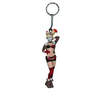 DC Bombshells Harley Quinn Portachiavi in PVC stilizzato alto 3 pollici scolpito