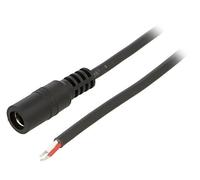 DC.CAB.4000.0150 Cavi DC 55/21 Presa dritta 0,5 mm² nero 1,5 m BQ CAB