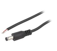 DC.CAB.4200.0150 Cavi FiliDC 55/21 Spina Dritta 0,5mm² Nero 1,5m BQ CABLE
