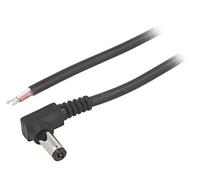 DC.CAB.4201.0150 Cavi DC 55/21 Spina angolata 0,5 mm² Nero 1,5 m Nucleo: Cu B