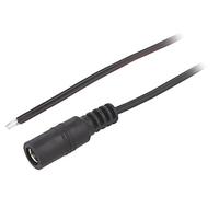 DC.CAB.6000.0200 Cavi DC 55/21 Presa dritta 0,35 mm² nero 2 m BQ CABL