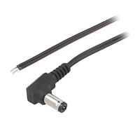 DC.CAB.6201.0200 Cavi DC 55/21 Spina angolata 0,35mm² Nero 2m -25-70°C BQ