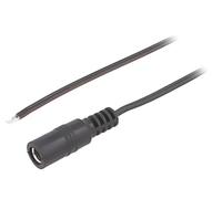 DC.CAB.6400.0150 Cavi DC 55/25 presa dritta 0,35 mm² nero 1,5 m BQ CA