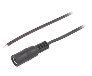 DC.CAB.6400.0150 Cavi DC 55/25 presa dritta 0,35 mm² nero 1,5 m BQ CA