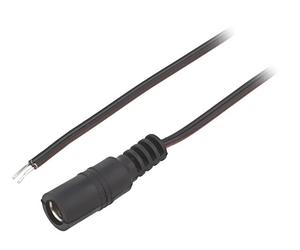 DC.CAB.6400.0200 Cavi DC 55/25 presa dritta 0,35 mm² nero 2 m BQ CABL