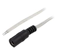 DC.CAB.8000.0200 Cavi DC 55/21 Presa dritta 0,5mm² trasparente 2m BQ