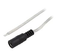 DC.CAB.8000.0300 Cavi DC 55/21 presa dritta 0,5mm² trasparente3 metriBQ