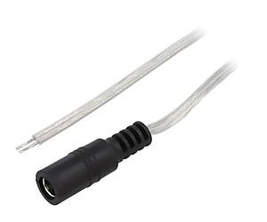 DC.CAB.8000.0300 Cavi DC 55/21 presa dritta 0,5mm² trasparente3 metriBQ