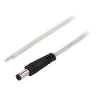 DC.CAB.8200.0500 Cavi DC 55/21 Spina dritta 0,5mm² trasparente 5m BQ C