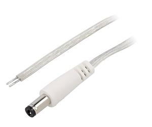 DC.CAB.8210.0300 Cavi DC 55/21 Spina dritta 0,5mm² trasparente3 metriBQ C