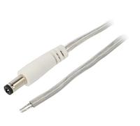 DC.CAB.8210.0500 Cavi DC 55/21 Spina dritta 0,5mm² trasparente 5m BQ C