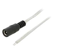 DC.CAB.8400.0300 Cavi DC 55/25 presa dritta 0,5mm² trasparente3 metriBQ