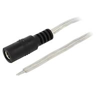 DC.CAB.8400.0500 Cavi DC 55/25 Presa dritta 0,5mm² trasparente 5m BQ