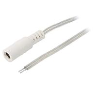 DC.CAB.8410.0300 Cavi DC 55/25 presa dritta 0,5mm² trasparente3 metriBQ