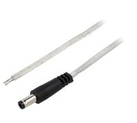 DC.CAB.8600.0200 Cavi DC 55/25 spina dritta 0,5mm² trasparente 2m BQ C