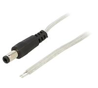 DC.CAB.8600.0300 Cavi DC 55/25 spina dritta 0,5mm² trasparente3 metriBQ C