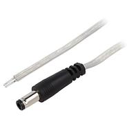 DC.CAB.8600.0500 Cavi DC 55/25 spina dritta 0,5mm² trasparente 5m BQ C