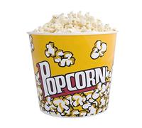 DC Casa Cestino per Pop Corn - 20x19,70x16,30 cm, Cestino in Plastica per Snack, Ideale per Cinema, Feste e Serate a Casa - Design Pratico e Facile da Pulire