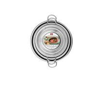 Dc Casa Set di 3 Pentole Caldaia - Diametri 20, 24, 28 cm - Pentole in Alluminio Leggero con Manici Resistenti - Ideali per Cottura Pasta, Minestre e Salse