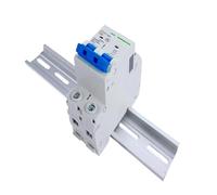 DC Circuit Breaker 2P 250V 16A 32A 50A 63 Amp Isolator DC Disconnect Switch Solar PV SystemThermal Magnetic Trip AUOQKQUT(63A)