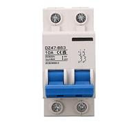 DC Circuit Breaker 2P 500V 10A 4KA 35mm DIN Rail Mount Sezionatore solare for sistema solare fotovoltaico Interruttori ad aria