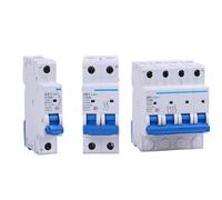 DC Circuit Breaker NB1-63DC 1P 2P 4P DC500V 6KA C1A 2A 3A 4A 5A 6A 10A 16A 20A 25A 32A 40A 50A 63A Mini DC Circuit Breaker(2P DC500V,50A)