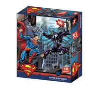 DC Comic SM32522 Superman vs Electro Puzzle 3D Effect Jigsaw, Multicolour