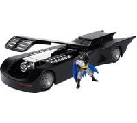 DC Comics 1:24 Batman Animated Series Batmobile Die-cast Car with 2.75" Batman F