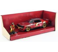 DC Comics 1:32 1969 Chevy Camaro Auto Die-cast Con Figura Di Robin Da 1,65"