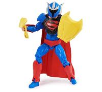 Dc comics, action figure dc adventures, superman giocattolo in scala, personaggio superman alto 30 cm, supereroe con 9 accessori e 17 punti di articolazione, giochi per bambini e bambine, 4+ anni