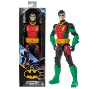 Dc comics, action figure robin armatura, supereroe giocattolo in scala, personaggio mondo batman alto 30 cm, supereroe con 11 punti di articolazione, giochi per bambini e bambine, 3+ anni