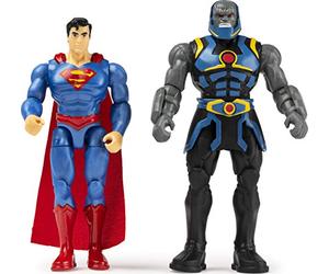 DC Comics Action Figure Superman vs. Darkseid, confezione da 2 con 6 accessori misteriosi, Adventure 2