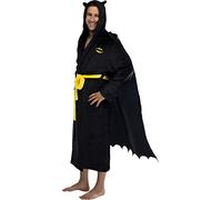 DC Comics Adulti Batman Peluche Fleece Costume Incappucciato Robe One Size
