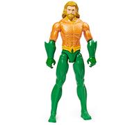 dc comics | AQUAMAN | Personaggio AQUAMAN 30 cm | Personaggio in scala 30 cm con decorazioni originali, mantello e 11 punti di articolazione - Giocattoli per bambini e bambine dai 3 anni
