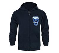 DC Comics Arrow Starling City Metro Police Felpa con Cappuccio e Zip (NS8400)