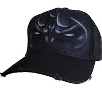 DC Comics Baseball Caps Distressed with Metal Clasp, Berretto da Baseball Uomo, Black, One Size
