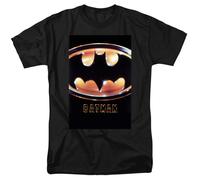 DC Comics - Batman 1989 - Poster - T-Shirt Adulto Unisex A Maniche Corte - Nera