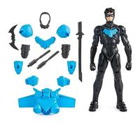 DC Comics, Batman Adventures, Nightwing Action Figure with 15 Armor Accessories, 17 punti di articolazione, 12-Inch, Super Hero Kids Toy for Boys & Girls